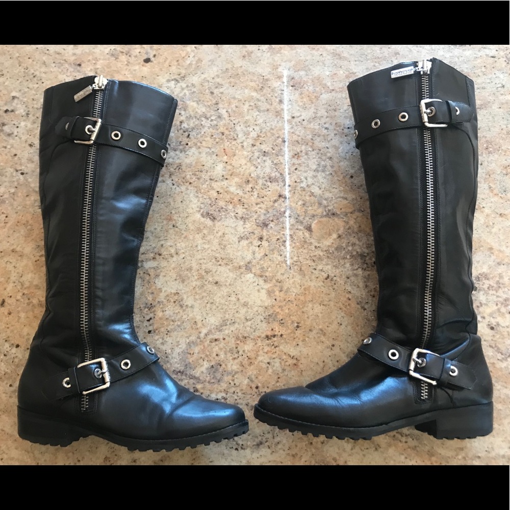 MK MICHAEL KORS LEATHER RIDING BOOTS❗️